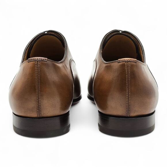 Christian Louboutin Greggo Leather Oxford Shoes Brown EU 40.5 US 7.5 - NWB $995 - Picture 5 of 7